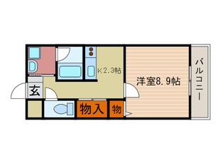 アミティエ大江Ⅰの物件間取画像